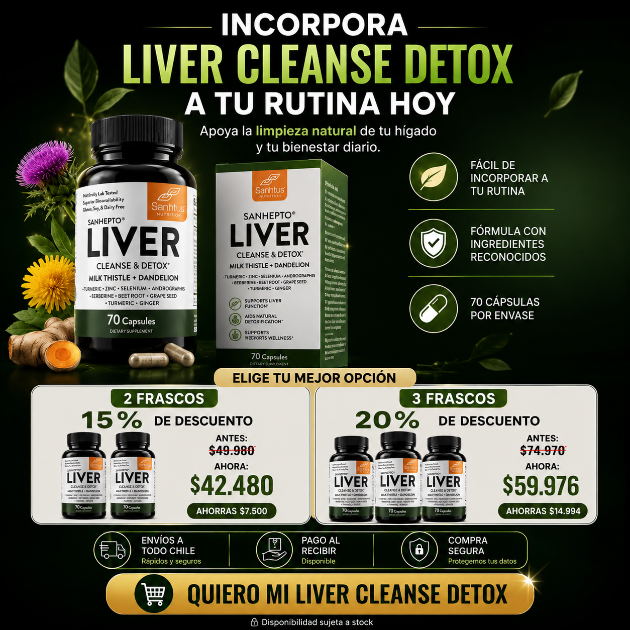 Liver Cleanse & Detox 70 CAPS