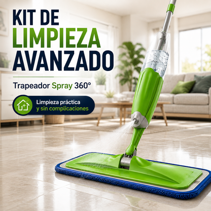 Trapeador Spray 360° – Limpieza Fácil y Práctica
